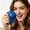Blue, variant on Halloween Ghost Dumpling Squishy Toy, Colorful Cute Bao Dumplings Squeeze Balls Stress Relief Sensory for Holiday Gift