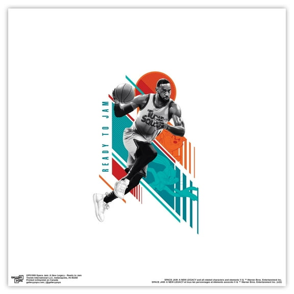 Gallery Pops Space Jam: A New Legacy - Ready to Jam Wall Art, Unframed Version, 12" x 12"