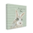 thumbnail image 3 of Stupell Being Nice Is Cool Gingham Bunny Animals & Insects Painting Gallery Wrapped Canvas Print Wall Art, 3 of 7