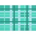 thumbnail image 1 of Ahgly Company Indoor Rectangle Patterned Light Sea Green Area Rugs, 5' x 7', 1 of 6