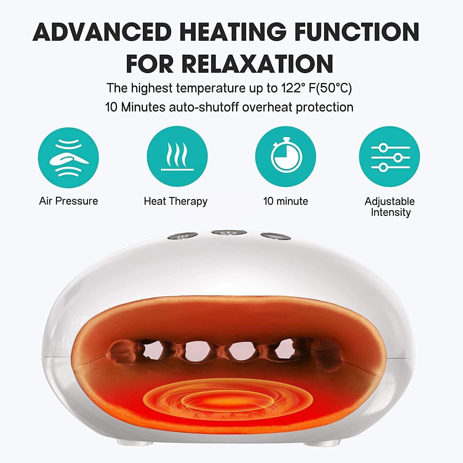 GOODY2'S Air Pressure Hand Massager Machine for Carpal Tunnel and Finger Numbness
