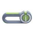 thumbnail image 1 of simhoa Scissors and Sharpener Manual Blade Sharpener for Home Chef Restaurant Green and Gray, 1 of 8