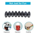 thumbnail image 3 of Rainbow  Gadget, Office Supplies Industrial Versatile 8Pcs Easy To Use Oval Magnets  For Cabinets, 3 of 8