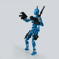 thumbnail image 5 of T13 3d Action Figure, Dummy Robot Titan 13 Action Figures, Desktop Decorations for Game Lovers Toys,Creative Assembly And Decompression Toys Sky Blue, 5 of 6