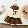 thumbnail image 2 of Zshosam Outfits for Girls Toddler Baby Girl Fall Clothes Long Sleeve Sweatshirt Tulle Skirt Set Kids Outfit Size 3T 4T,(White 3-4 Years), 2 of 4