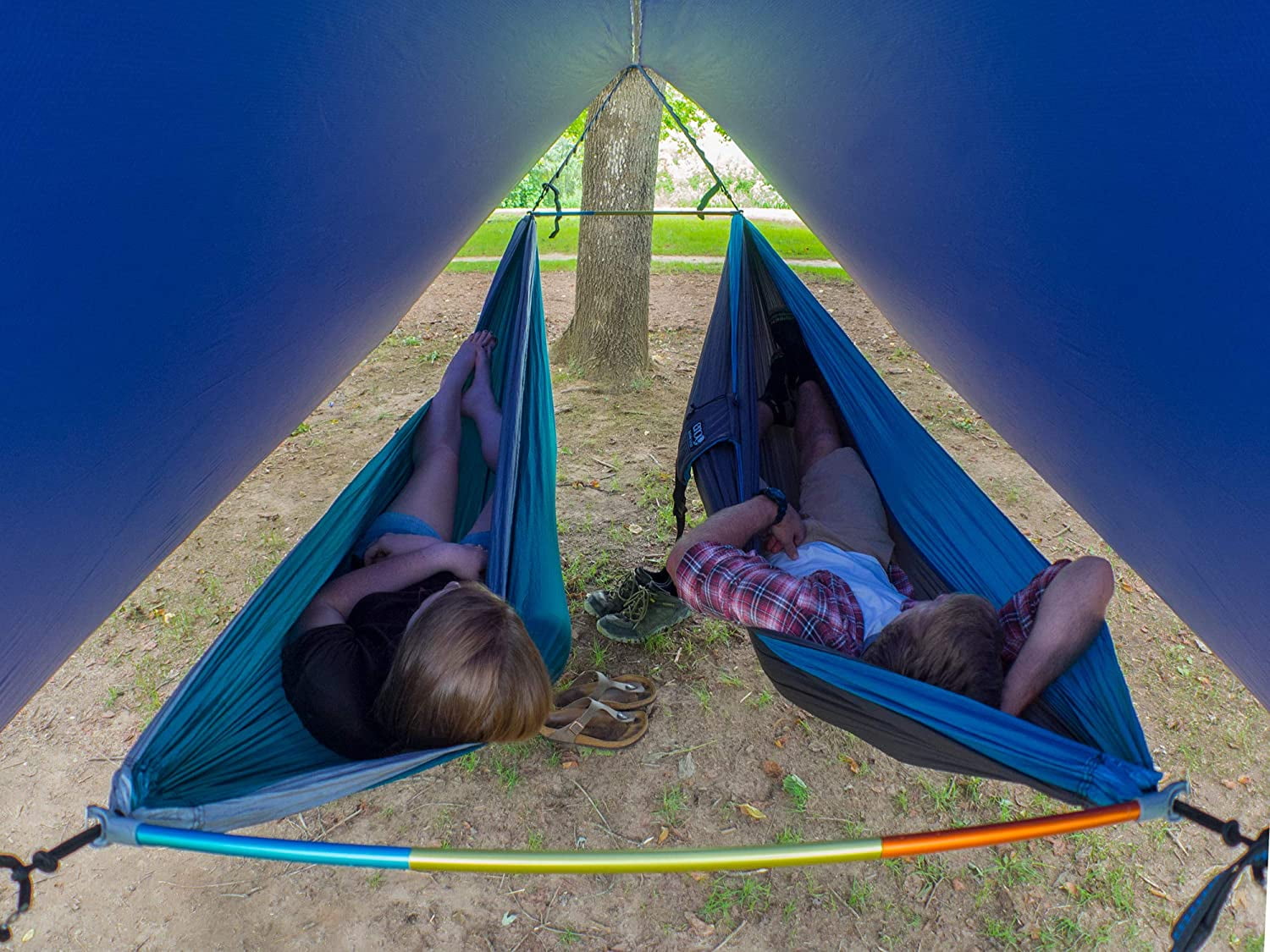 Eno Fuse Tandem Hammock System, Retro Tri