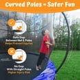 thumbnail image 5 of JUMPZYLLA Trampoline Outdoor with Enclosure and Ladder, ASTM, 8 ft, Blue, 5 of 10