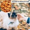 thumbnail image 3 of LAICAIW Moules à Bonbons, 112 Moules à Biscuits Poisson, Moules en Silicone en Forme de Poisson pour Cuire Gâteries pour Chat/biscuits pour Chat/gomme/biscuits, pour Faire de Jolis Cadeaux pour Chat, Chien Ou Enfants comme Récompenses, Qualité Alimentaire, avec Rouleau de Cuisson, 3 of 7
