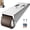 Brown, variant on Vertical Track Roller Wheel, Heavy Duty Anti-Sag Sliding Door Bottom Wheels with Rubber Caster, Quiet Load-Bearing Support for Closet Cabinet Wardrobe Track, Side or Vertical Mount