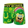 thumbnail image 3 of CRAZYBOXER Men's Underwear SpongeBob St Patrick Freedom of movement Stretch Boxer Brief Durable (Creative Packaging), 3 of 5