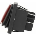 thumbnail image 4 of Interrupteur 4 Broches On-Off - Bascule Pièces/Jeu Noir Étanche 2 Positions Lampe Rouge Vert, 4 of 5