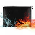 thumbnail image 1 of Fireproof Document Bags Waterproof Wallet Storage Pouch Important Papers Organizer A4 Document File Bag Fire Safe, 1 of 5