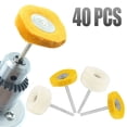 thumbnail image 2 of Ensemble de 40 Pcs de Brosses pour Roue de Polissage de Vadrouille pour Outil Rotatif, 2 of 9