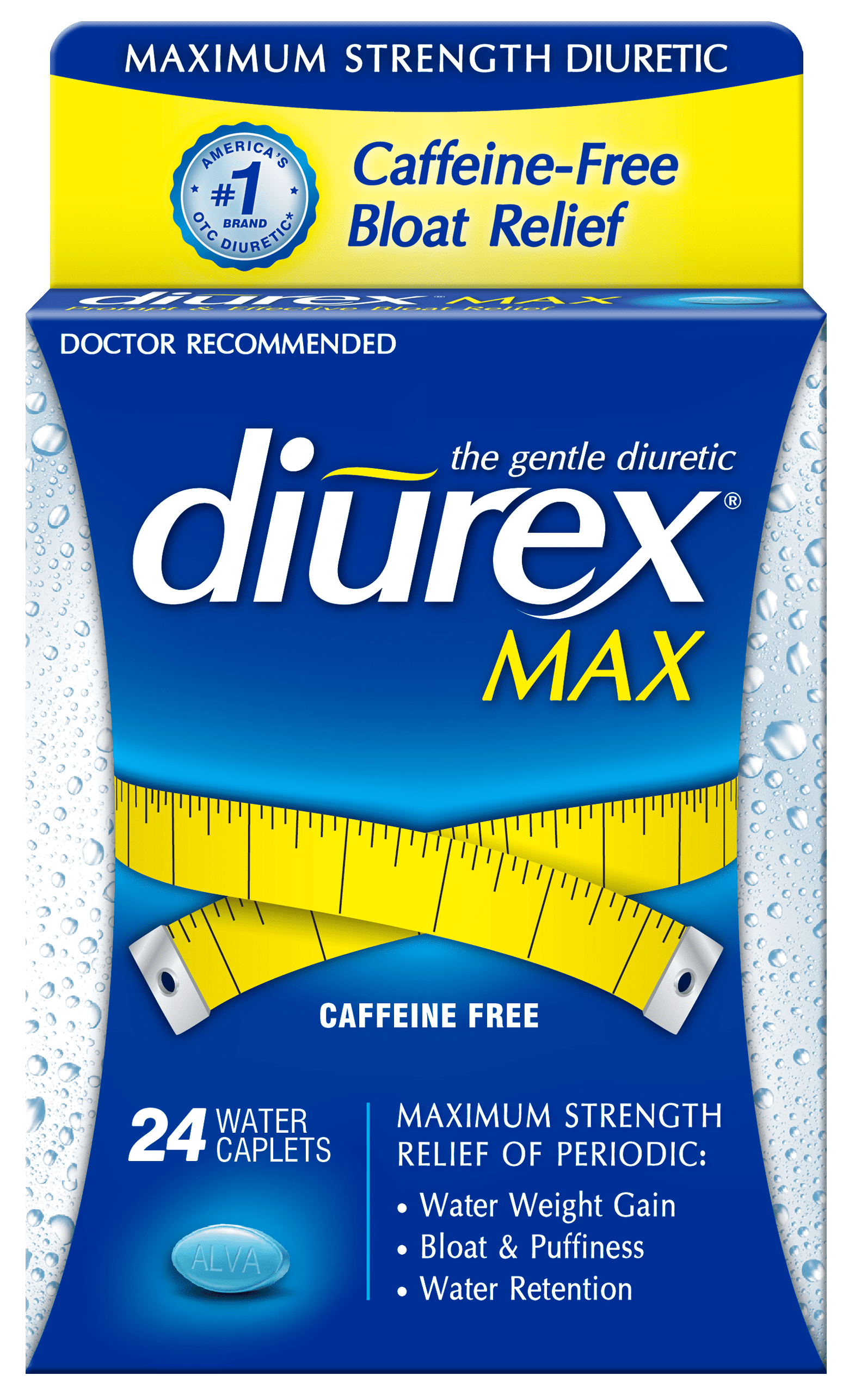 Diurex Maximum Strength Diuretic Caplets, 24ct