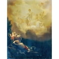 thumbnail image 3 of Franz Schrotzberg 15x18 Black Modern Framed Museum Art Print Titled - Diana and Endymion (1836), 3 of 5