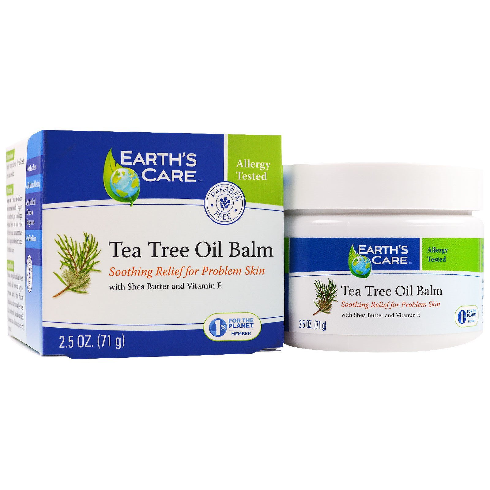 Earth s Care Tea Tree Oil Balm 2 5 oz 71 g