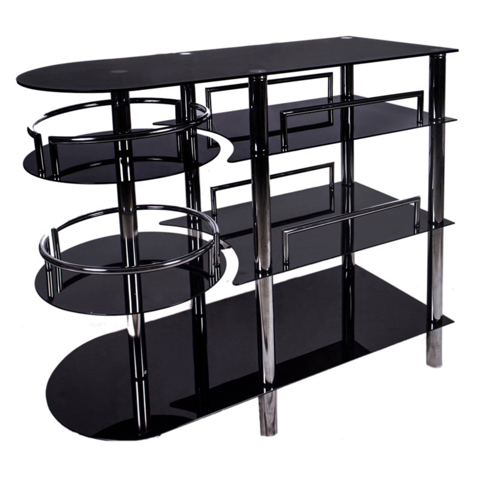 Home Source Industries Tempered Glass Bar