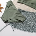 thumbnail image 6 of Uccdo Girls Swimsuits, Big Girls Solid 7-14 Bikinis Bathing Suit, 3 Pieces, Size 7-14T, 6 of 8