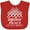 Red, variant on Inktastic Together, We Fight Lung Cancer Awareness Boys or Girls Baby Bib