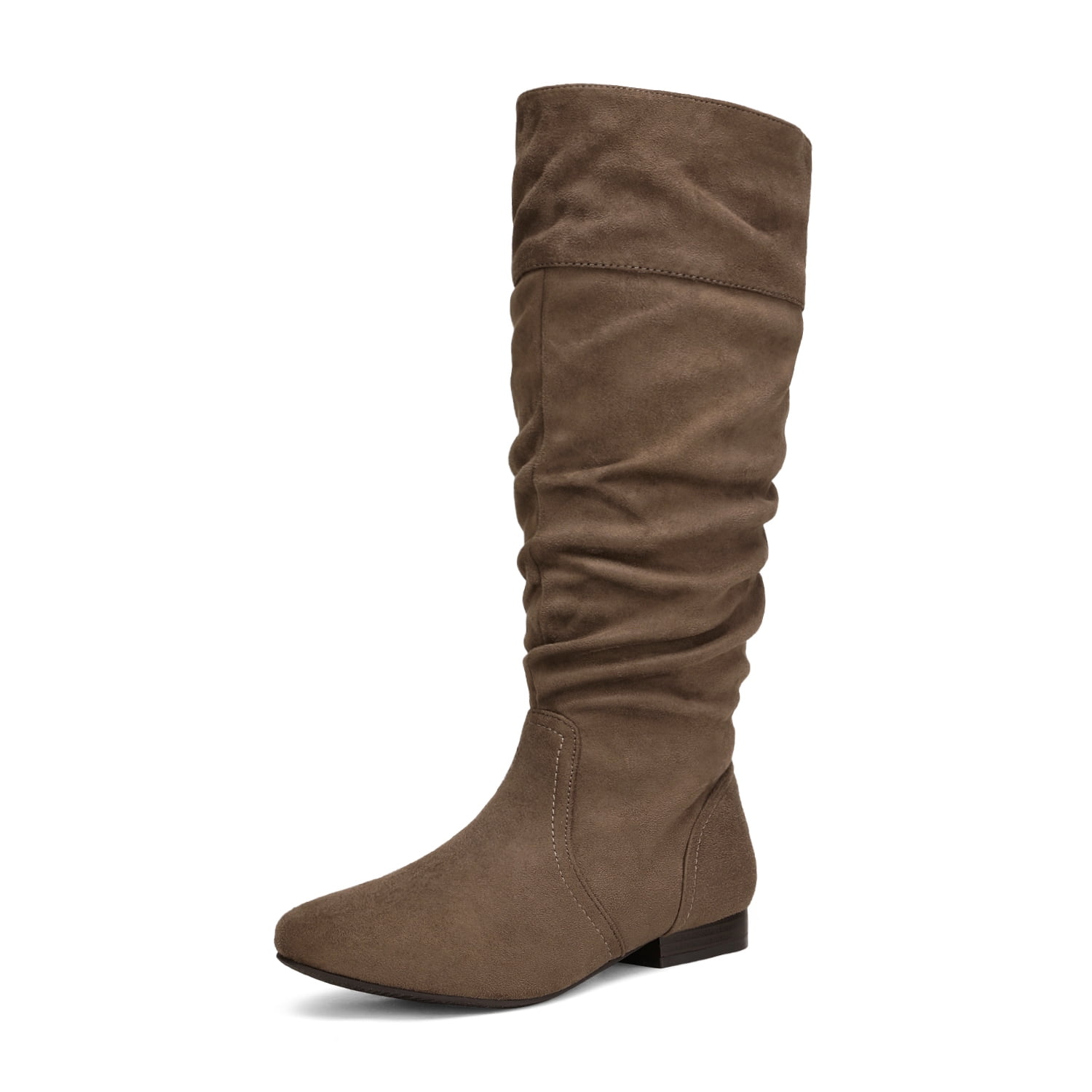 Dream Pairs Womens Wide Calf Faux Fur 
