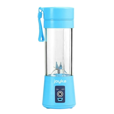 Joyka Portable Blender, Portable Juicer Bottle/Mixer for Baby Food, Juice, Shakes and Smoothies, USB Rechargeable, BPA free, 380 mL capacity (Best Blender For Smoothies And Shakes)