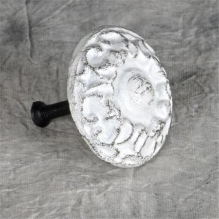 

Vintage Style Cast Iron Furniture Handle - Two Screws - Cream 3