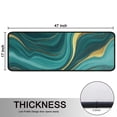 thumbnail image 5 of Kitchen Rugs Sets Of 2,Teal Gold Marble Pattern Anti Fatigue Kitchen Mat Rugs Non Slip Washable,Decorative Kitchen Floor Mats for Kitchen,Sink,Laundry,17"x47"+17"x47", 5 of 5