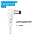 thumbnail image 3 of Uxcell USB 2.0 A Type to DC 5.5x2.1mm 90 Degree Angle Barrel Jack Power Cable, 5pcs Wire Adapter Connector Cord, White, 3 of 5