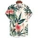 thumbnail image 3 of Camisas de Manga Larga para Hombres Impresión Botón Cuello de Vuelta Blusa Casual, Hombre de Manga Corta Botón Abajo Camisas, 3 of 3