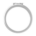 thumbnail image 3 of ARAIYA FINE JEWELRY 14K White Gold Lab-Grown Marquise-shape Diamond Solitaire Engagement Ring (1/5 Cttw, D-F Color, VS1 Clarity) Size 9.5, 3 of 7