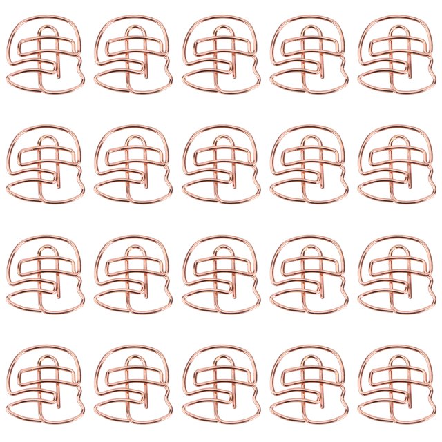 Clips para marcapáginas, 20 piezas, clips para papel, lindos clips para papel, clips para papel divertidos, máxima comodidad