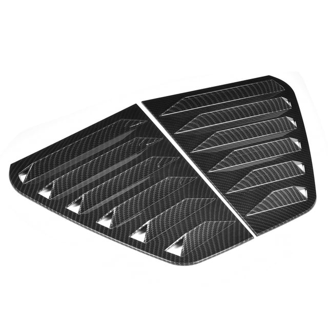 Ventilación de aire de ventana lateral trasera, par de rejillas de ventilación lateral para ventana de coche, cubierta de ventana, innovación moderna