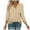 02 Khaki, variant on Fewfanhot Women's Tops Fall Fashion V Neck Business Casual Tunic Pullover Outfits