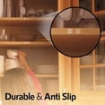 thumbnail image 4 of Cabinet Door Rubber Bumpers 100 Pcs Self Adhesive Sound Dampening Clear Bumper Pads for Drawers, Table Tops, Cupboard, Picture Frames, Glassware and Furniture (Square), 4 of 5