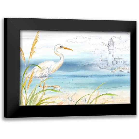 Coulter, Cynthia 14x11 Black Modern Framed Museum Art Print Titled - By the Seashore I