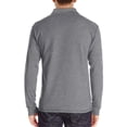 thumbnail image 2 of KaLI_store Mens Shirts Pullover Tops for Men Casual Long Sleeve Crew Neck Henley Shirts Grey,L, 2 of 4