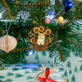 thumbnail image 5 of Funny Christmas Ornament,Sunflower - Surrounded Cat In Basket,Xmas Round Ceramic Pendant, 5 of 6