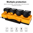 thumbnail image 5 of DCB104 Replacement for Battery Charger,Charging For12V/20V Max Battery,DCB124 DCB126 DCB206 US Plug, 5 of 5