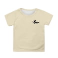 thumbnail image 5 of XEGLSBU Girls Shirts Size 7-8 Fall Girls Summer Graphic Tee for Wear – Lightweight Short Sleeve Top with Printed for Kids Beige Size 13-14 Years, 5 of 5