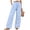 Light Blue Linen Pants Women, variant on Pxxlle Plus Size Linen Pants for Women Loose Fit Wide Leg Palazzo Pant Casual Summer Drawstring High Waisted Pleated Trousers with Pockets Black XXL