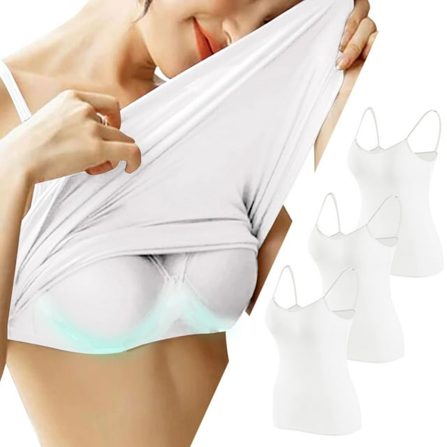 DPTALR Women's 3PC Sports Bra Wirefree Padded Medium Support Yoga Bras Gym Running Workout Tank Tops For Workout Sleeping Traveling