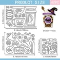 thumbnail image 2 of Pumpkin Coffee Cup Cutting Dies for Card Making Cat Bat Cut Die for DIY Scrapbooking Journal Embossing Paper Craft Decor, 2 of 8