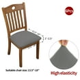 YasTant 6 Pack Waterproof Seat Covers for Dining Room Chairs Covers