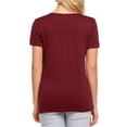 thumbnail image 2 of Women's Oversized T Shirts Tees Half Sleeve V Neck, 2 of 5