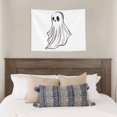 Cute Ghost Simple Drawing Tapestry for Bedroom 37*29 inche Wall