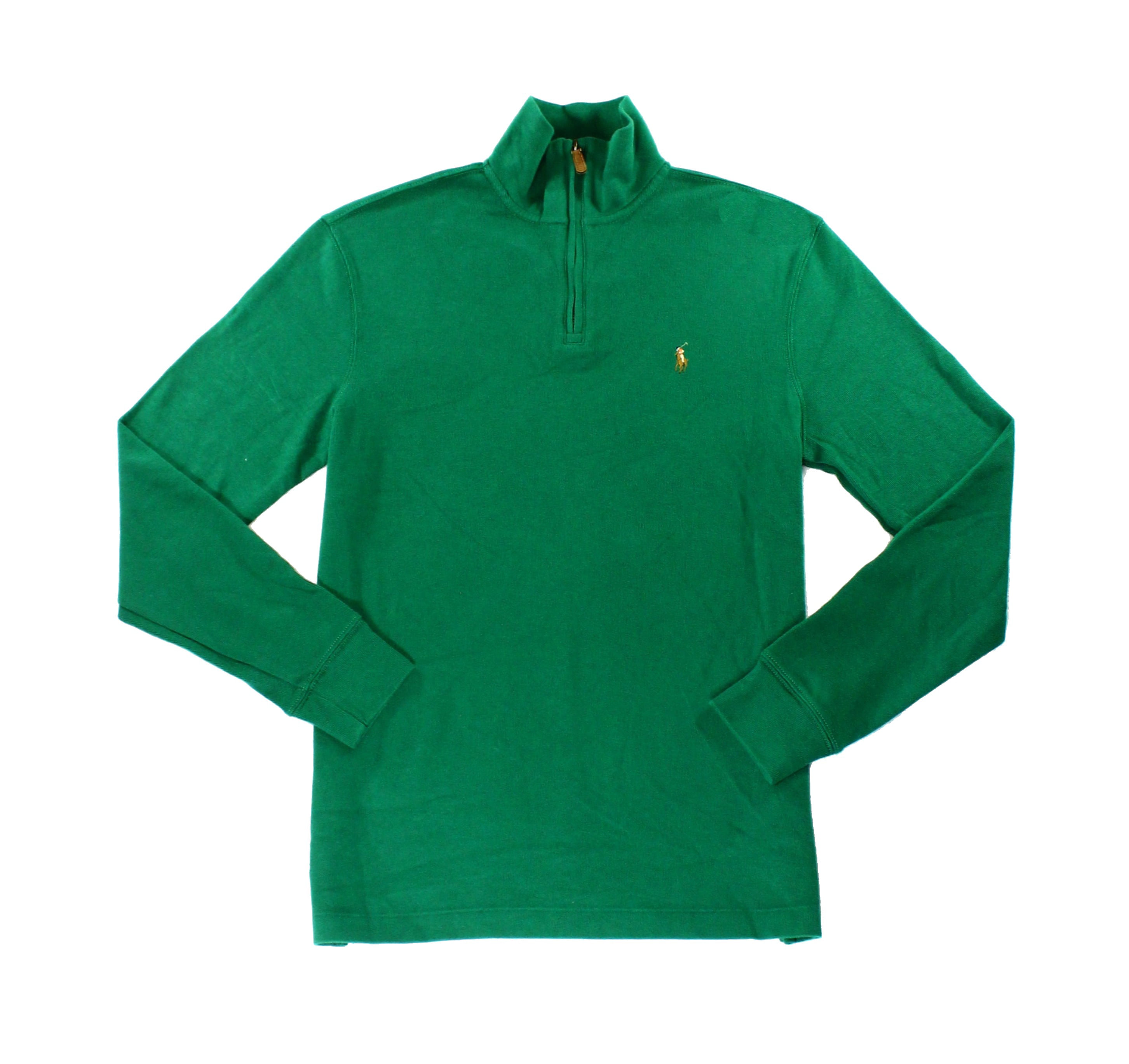 Ralph Lauren Mens Quarter Zip Knit Sweater, Green, X-Large - Walmart.com