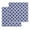 Lake Blue, variant on Black Rhombus Kitchen Dish Towels for Drying Dishes Set of 3, Retro Abstract Geometric Pattern Waffle Weave Microfiber Hand Tea Bathroom Towels Quick Dry & Absorbent Towel 15.7x23.6