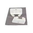 thumbnail image 2 of US Hardware WP-8813C Drawer Guide, Plastic, White, 2, Carded, 2 of 3