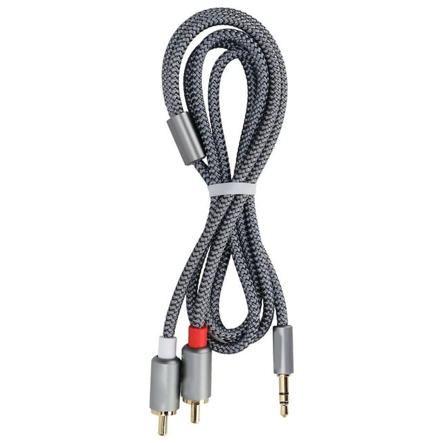 RCA Adapter Cable,3.5mm Jack to 2 Audio Cable RCA Audio Adapter Cable Smart Functionality