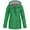 Green, variant on Tejiojio Coats Clearance Women Solid Rain Jackets Outdoor Plus Size Waterproof Hooded Raincoat Windproof